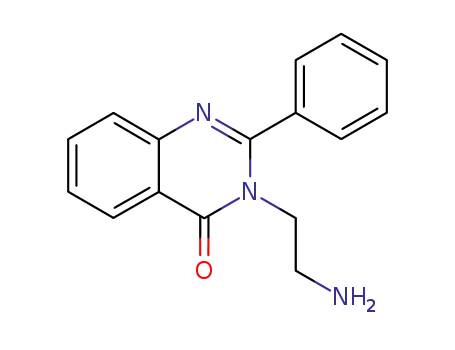 Molecular Structure of 62838-20-4 (3-(2-aminoethyl)-2-phenylquinazolin-4(3H)-one)