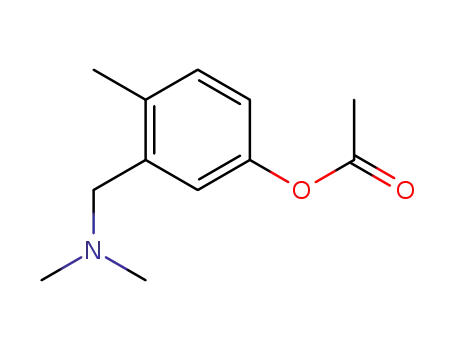 Phenol, 3-[(dimethylamino)methyl]-4-methyl-, acetate (ester)