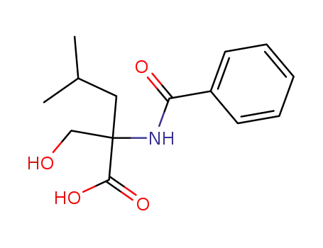 2-(Hydroxymethyl)-4-methyl-2-(phenylcarbonylamino)pentanoic acid