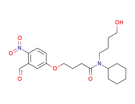 Butanamide,
N-cyclohexyl-4-(3-formyl-4-nitrophenoxy)-N-(4-hydroxybutyl)-