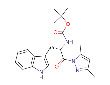 [(S)-2-(3,5-Dimethyl-pyrazol-1-yl)-1-(1H-indol-3-ylmethyl)-2-oxo-ethyl]-carbamic acid tert-butyl ester