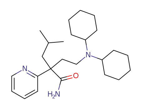 2-(2-Dicyclohexylamino-ethyl)-4-methyl-2-pyridin-2-yl-pentanoic acid amide