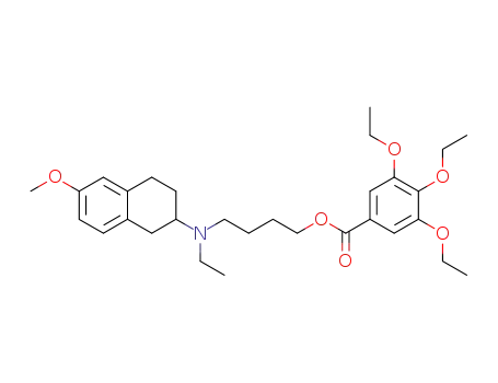 3,4,5-Triethoxy-benzoic acid 4-[ethyl-(6-methoxy-1,2,3,4-tetrahydro-naphthalen-2-yl)-amino]-butyl ester