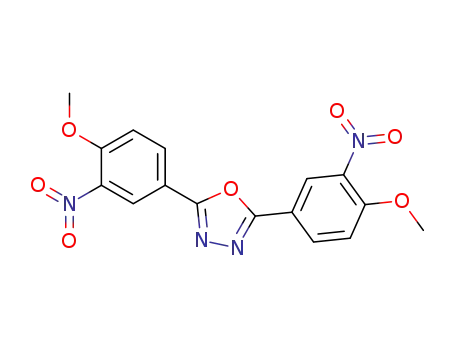 1,3,4-Oxadiazole, 2,5-bis(4-methoxy-3-nitrophenyl)-