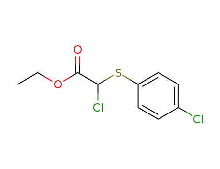 ethyl α-chloro-α-(p-chlorophenylthio)acetate
