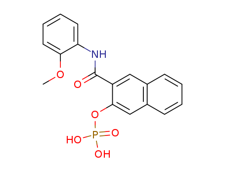 2-Naphthalenecarboxamide,N-(2-methoxyphenyl)-3-(phosphonooxy)-