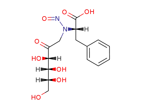 D-Fructose, 1-((1-carboxy-2-phenylethyl)nitrosoamino)-1-deoxy-, (S)-