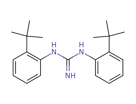 Molecular Structure of 128413-49-0 (Guanidine, N,N'-bis[2-(1,1-dimethylethyl)phenyl]-)