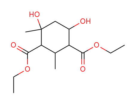 1,3-Cyclohexanedicarboxylic acid, 4,6-dihydroxy-2,4-dimethyl-, diethyl
ester