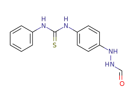 Molecular Structure of 63148-78-7 (N-[4-(2-Formylhydrazino)phenyl]-N'-phenylthiourea)