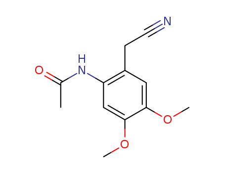 Acetamide,N-[2-(cyanomethyl)-4,5-dimethoxyphenyl]- cas  6286-51-7