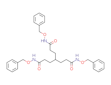4-(2-Benzyloxycarbamoyl-ethyl)-heptanedioic acid bis-(benzyloxy-amide)