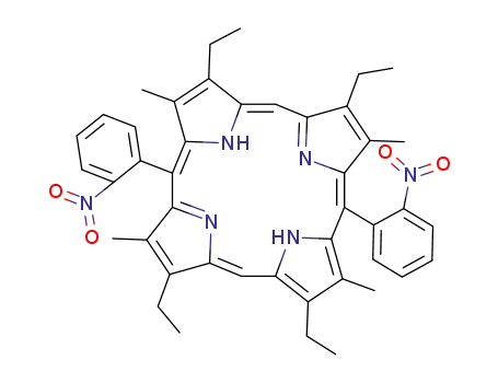 5,15-bis(o-nitrophenyl)-2,8,12,18-tetraethyl-3,7,13,17-tetramethylporphyrin
