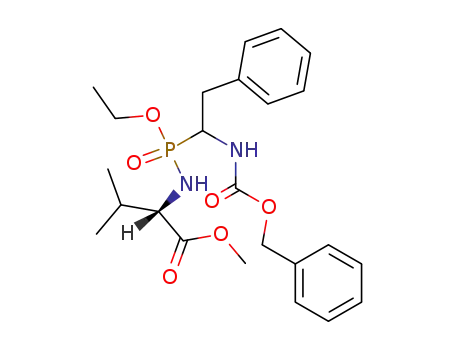 L-Valine,
N-[ethoxy[2-phenyl-1-[[(phenylmethoxy)carbonyl]amino]ethyl]phosphinyl]
-, methyl ester