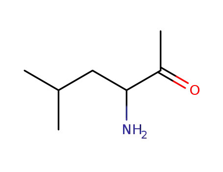 Molecular Structure of 40513-34-6 (2-HEXANONE, 3-AMINO-5-METHYL-)