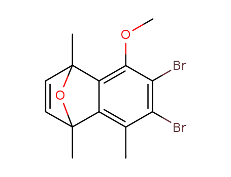 6,7-dibromo-8-methoxy-1,4,5-trimethyl-1,4-dihydronaphtalene-1,4-endoxide