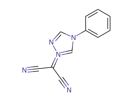 Molecular Structure of 83096-19-9 (4-phenyl-1,2,4-triazolium-1-dicyanomethylide)