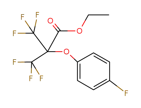 Propanoic acid, 3,3,3-trifluoro-2-(4-fluorophenoxy)-2-(trifluoromethyl)-,
ethyl ester