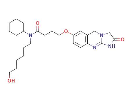 Butanamide,
N-cyclohexyl-N-(6-hydroxyhexyl)-4-[(1,2,3,5-tetrahydro-2-oxoimidazo[2,
1-b]quinazolin-7-yl)oxy]-