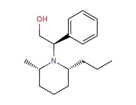 (2S,6R)-1-[(1'R)-2'-hydroxy-1'-phenylethyl]-2-methyl-6-propylpiperidine