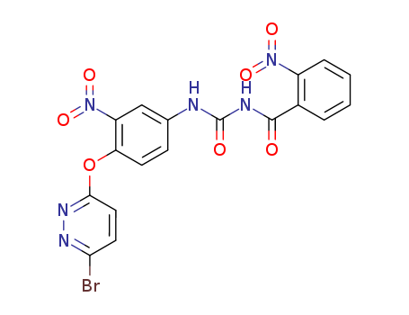N-[[4-(6-bromopyridazin-3-yl)oxy-3-nitrophenyl]carbamoyl]-2-nitrobenzamide