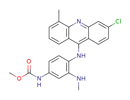 methyl {4-[(3-chloro-5-methylacridin-9-yl)amino]-3-(methylamino)phenyl}carbamate