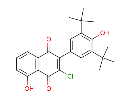 1,4-Naphthalenedione,
2-[3,5-bis(1,1-dimethylethyl)-4-hydroxyphenyl]-3-chloro-5-hydroxy-