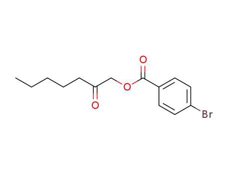 Benzoic acid, 4-bromo-, 2-oxoheptyl ester