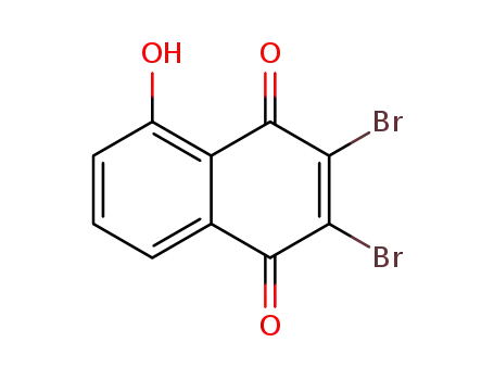 2,3-Dibromo-2,3-dihydro-5-hydroxy-1,4-naphthoquinone