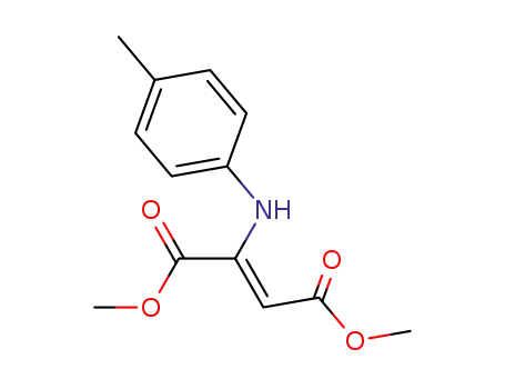 Molecular Structure of 24559-80-6 (dimethyl (Z)-N-(4-methylphenyl)aminofumarate)