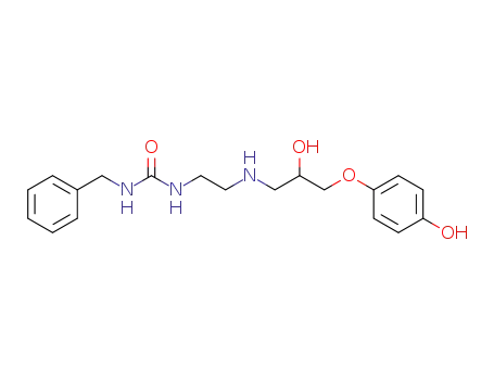 Urea,N-[2-[[2-hydroxy-3-(4-hydroxyphenoxy)- propyl]amino]ethyl]-N'-(phenylmethyl)- 