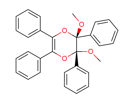 Molecular Structure of 7770-33-4 (2,3-dimethoxy-2,3,5,6-tetraphenyl-2,3-dihydro-1,4-dioxine)