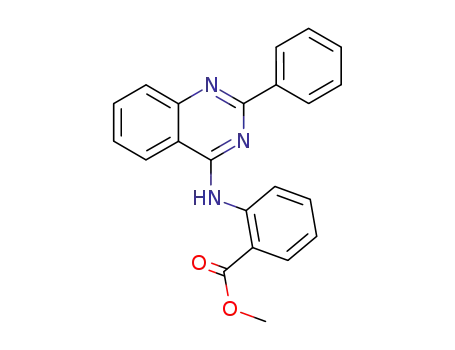 <i>N</i>-(2-phenyl-quinazolin-4-yl)-anthranilic acid methyl ester