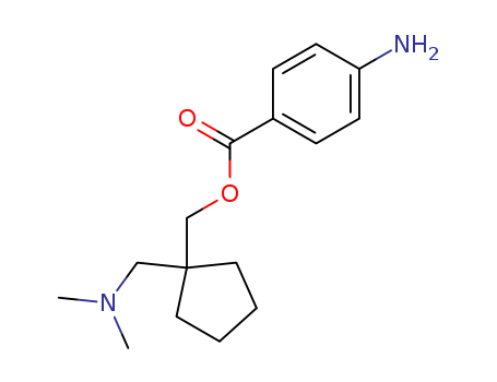 Cyclopentanemethanol,1-[(dimethylamino)methyl]-, 1-(4-aminobenzoate) cas  39943-33-4