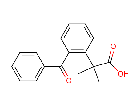 Benzeneacetic acid,2-benzoyl-a,a-dimethyl- cas  10271-33-7