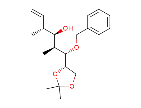 (3S,4S,5S,6S,7S)-6-(benzyloxy)-3,5-dimethyl-4-hydroxy-7,8-(isopropylidenedioxy)oct-1-ene
