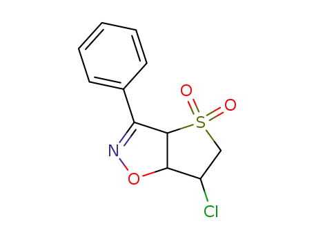 6-Chloro-3-phenyl-3a,5,6,6a-tetrahydro-thieno[2,3-d]isoxazole 4,4-dioxide
