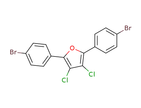 Furan, 2,5-bis(4-bromophenyl)-3,4-dichloro-