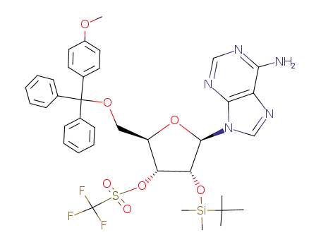 5'-O-(monomethoxytrityl)-2'-O-(tert-butyldimethylsilyl)-3'-O-(trifluoromethanesulfonyl)adenosine