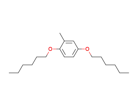 Molecular Structure of 157202-49-8 (1,4-Dihexyloxy-2-methylbenzol)