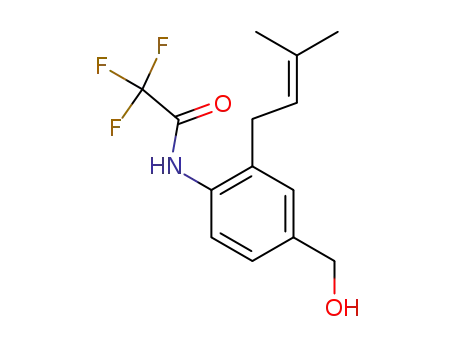 Acetamide,
2,2,2-trifluoro-N-[4-(hydroxymethyl)-2-(3-methyl-2-butenyl)phenyl]-