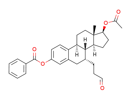 3-(17β-Acetoxy-3-benzoyloxyestra-1,3,5(10)-trien-7α-yl)propionaldehyde
