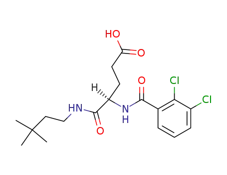 Pentanoic acid,
4-[(2,3-dichlorobenzoyl)amino]-5-[(3,3-dimethylbutyl)amino]-5-oxo-, (R)-