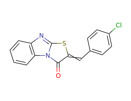 Thiazolo[3,2-a]benzimidazol-3(2H)-one,2-[(4-chlorophenyl)methylene]-