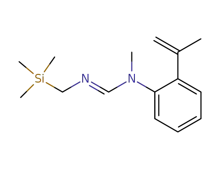 N-(2-Isopropenyl-phenyl)-N-methyl-N'-trimethylsilanylmethyl-formamidine