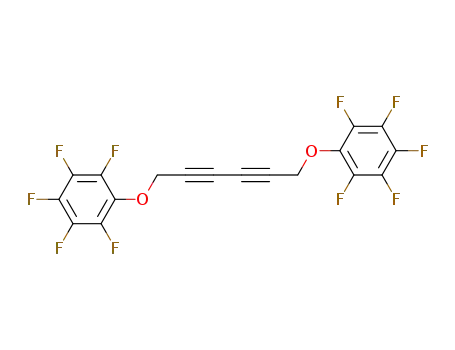 Benzene, 1,1'-[2,4-hexadiyne-1,6-diylbis(oxy)]bis[2,3,4,5,6-pentafluoro-