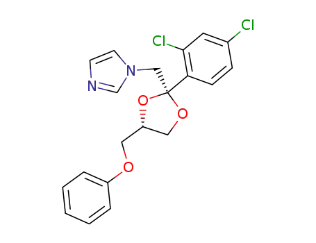 1-[(2R,4S)-2-(2,4-Dichloro-phenyl)-4-phenoxymethyl-[1,3]dioxolan-2-ylmethyl]-1H-imidazole