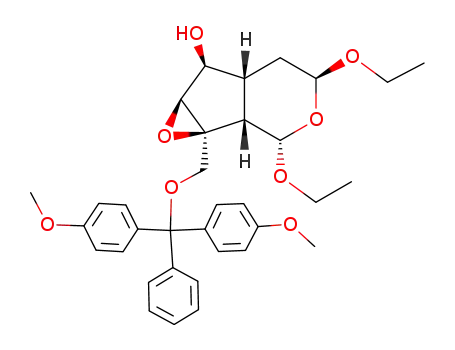(1aS,1bS,2S,4S,5aR,6S,6aS)-1a-[Bis-(4-methoxy-phenyl)-phenyl-methoxymethyl]-2,4-diethoxy-octahydro-1,3-dioxa-cyclopropa[a]inden-6-ol