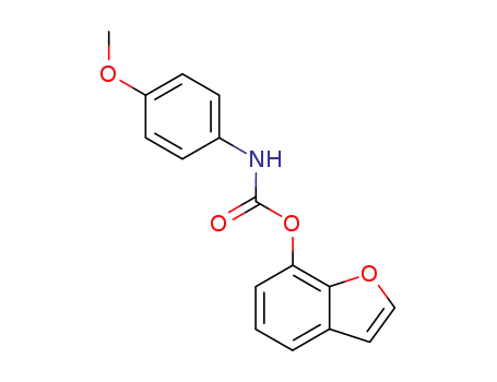 Molecular Structure of 94242-00-9 (7-benzofuranyl N-(4-methoxyphenyl)carbamate)