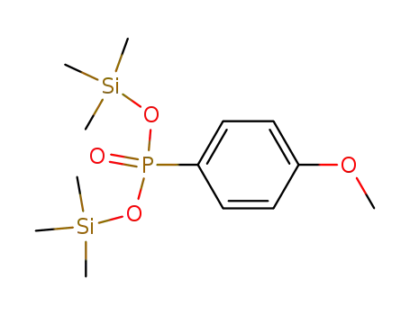 bis(trimethylsilyl)-p-methoxyphenylphosphonate